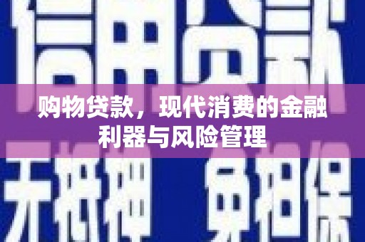 洮南购物贷款，现代消费的金融利器与风险管理
