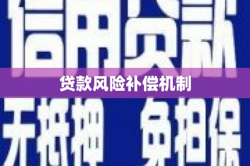 洮南贷款风险补偿机制