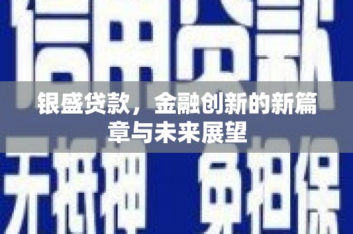 洮南银盛贷款，金融创新的新篇章与未来展望