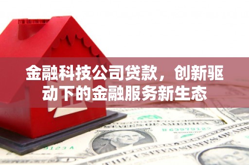 洮南金融科技公司贷款，创新驱动下的金融服务新生态