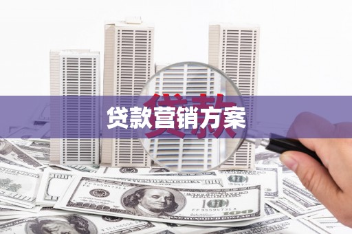 洮南贷款营销方案