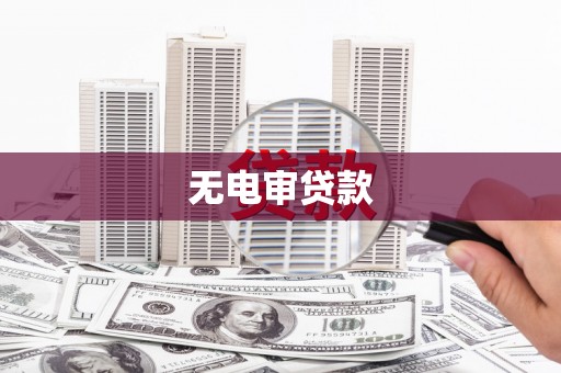 洮南无电审贷款