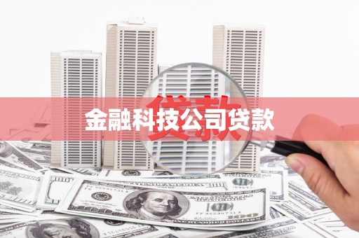 洮南金融科技公司贷款