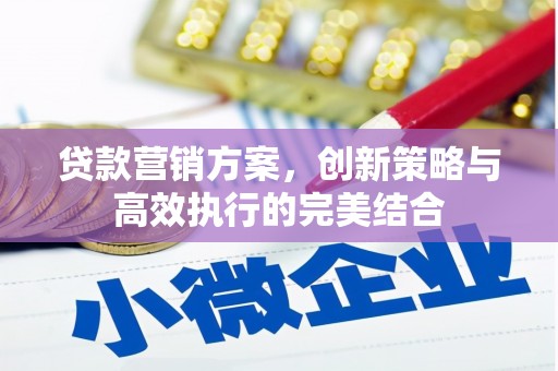 洮南贷款营销方案，创新策略与高效执行的完美结合