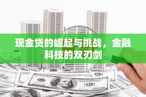 洮南现金贷的崛起与挑战，金融科技的双刃剑