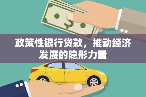 洮南政策性银行贷款，推动经济发展的隐形力量