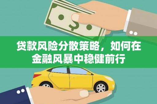 洮南贷款风险分散策略，如何在金融风暴中稳健前行