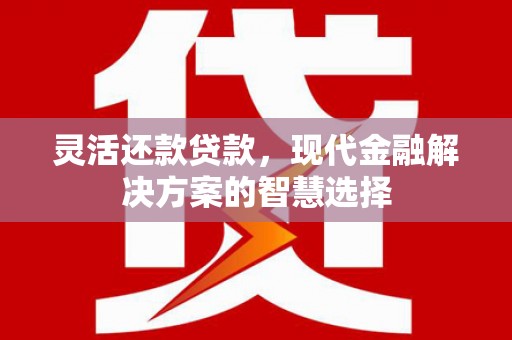 洮南灵活还款贷款，现代金融解决方案的智慧选择