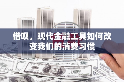 洮南借呗，现代金融工具如何改变我们的消费习惯