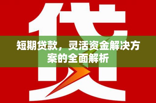 洮南短期贷款，灵活资金解决方案的全面解析