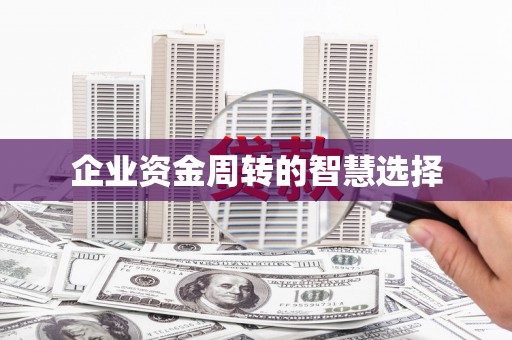 洮南企业资金周转的智慧选择