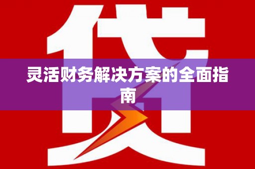 洮南灵活财务解决方案的全面指南