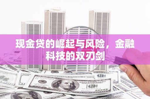 洮南现金贷的崛起与风险，金融科技的双刃剑