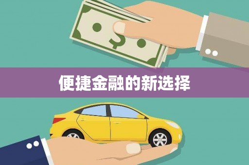 洮南便捷金融的新选择
