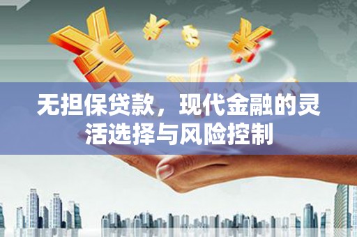 洮南无担保贷款，现代金融的灵活选择与风险控制