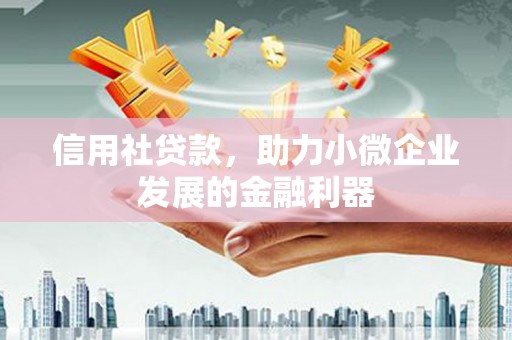 洮南信用社贷款，助力小微企业发展的金融利器