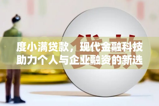 洮南度小满贷款，现代金融科技助力个人与企业融资的新选择