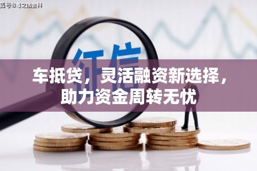 洮南车抵贷，灵活融资新选择，助力资金周转无忧