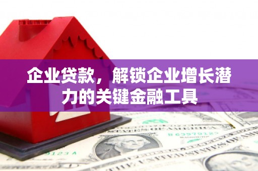 洮南企业贷款，解锁企业增长潜力的关键金融工具