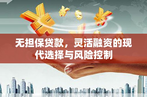 洮南无担保贷款，灵活融资的现代选择与风险控制