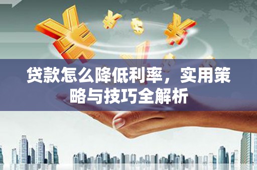 洮南贷款怎么降低利率，实用策略与技巧全解析