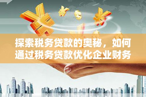 洮南探索税务贷款的奥秘，如何通过税务贷款优化企业财务