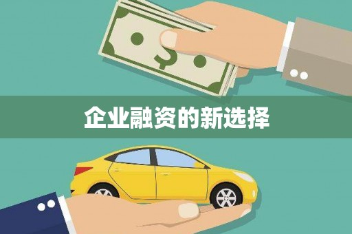 洮南企业融资的新选择
