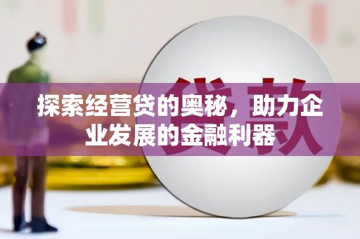 洮南探索经营贷的奥秘，助力企业发展的金融利器