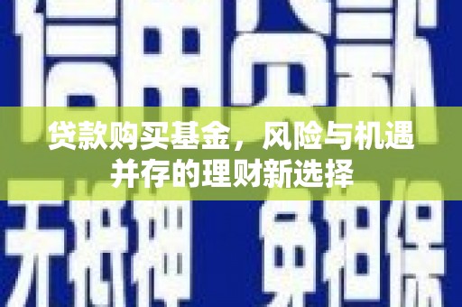 洮南贷款购买基金，风险与机遇并存的理财新选择