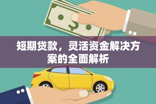 洮南短期贷款，灵活资金解决方案的全面解析