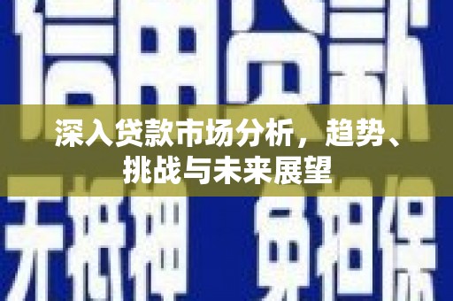 洮南深入贷款市场分析，趋势、挑战与未来展望