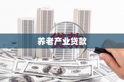 洮南养老产业贷款