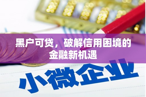 洮南黑户可贷，破解信用困境的金融新机遇