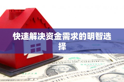 洮南快速解决资金需求的明智选择