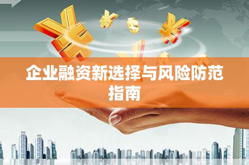 洮南企业融资新选择与风险防范指南
