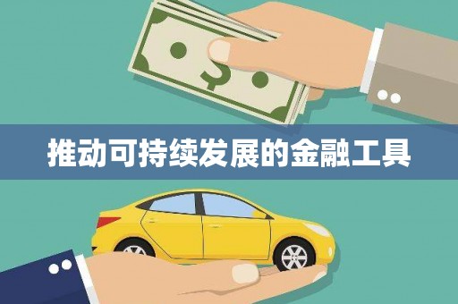 洮南推动可持续发展的金融工具