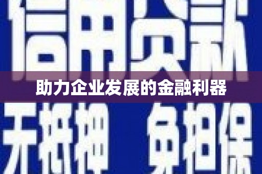 洮南助力企业发展的金融利器