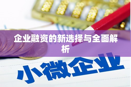 洮南企业融资的新选择与全面解析